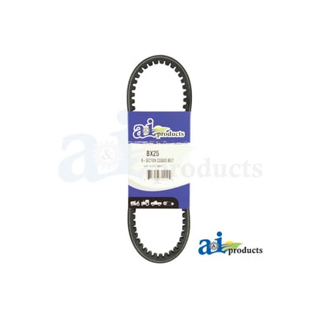 A & I Products Cogged Classical V-Belt (5/8" X 27") 0" x0" x0" A-BX25